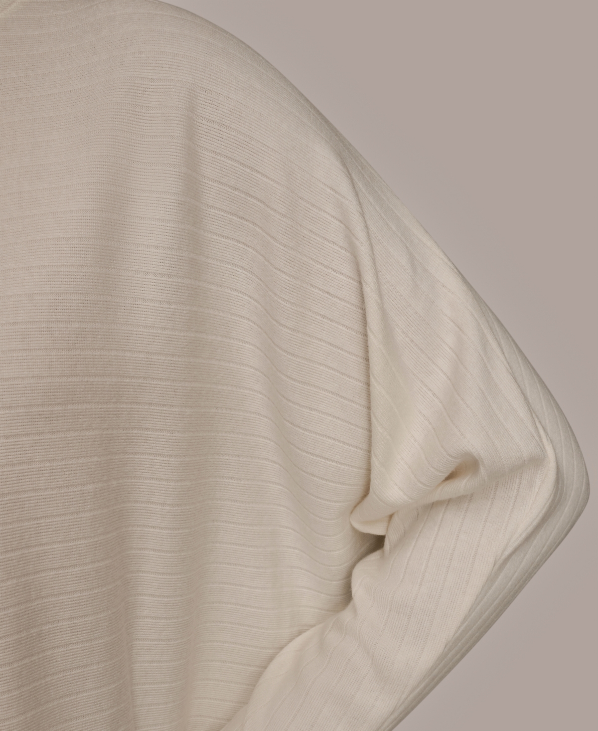 Donna Karan Weekend Women's Mock Neck Crop Top In White