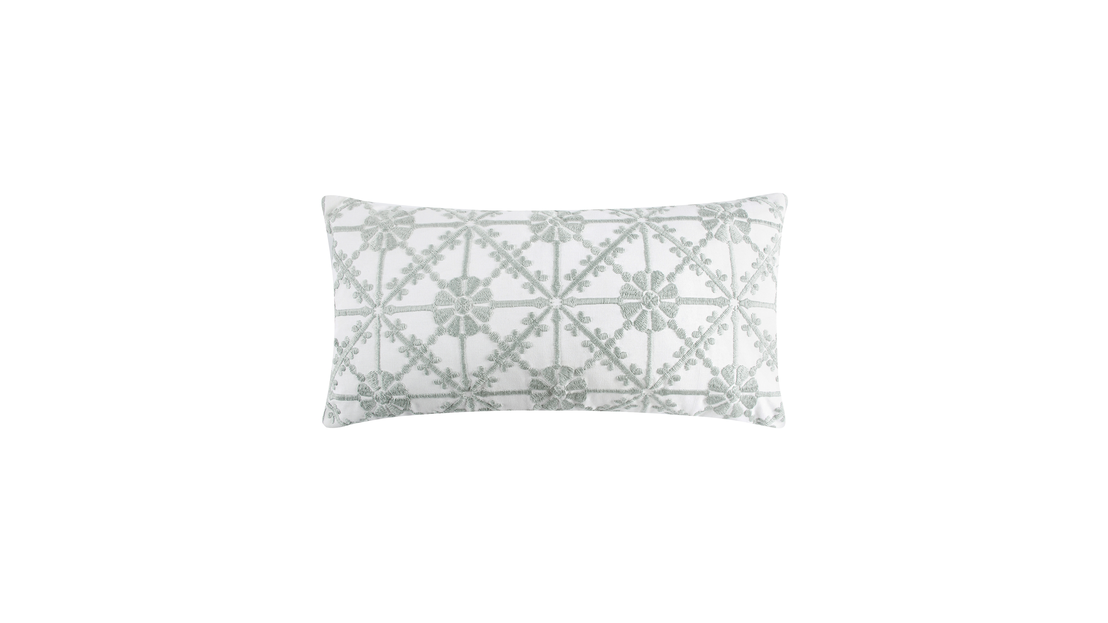 Levtex Sarrah Embroidered Decorative Pillow, 12" x 24"