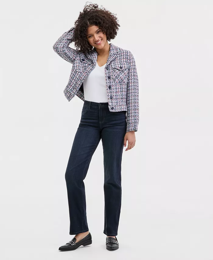 Women's Kennedy Mid Rise Straight Jeans - thumbnail 5