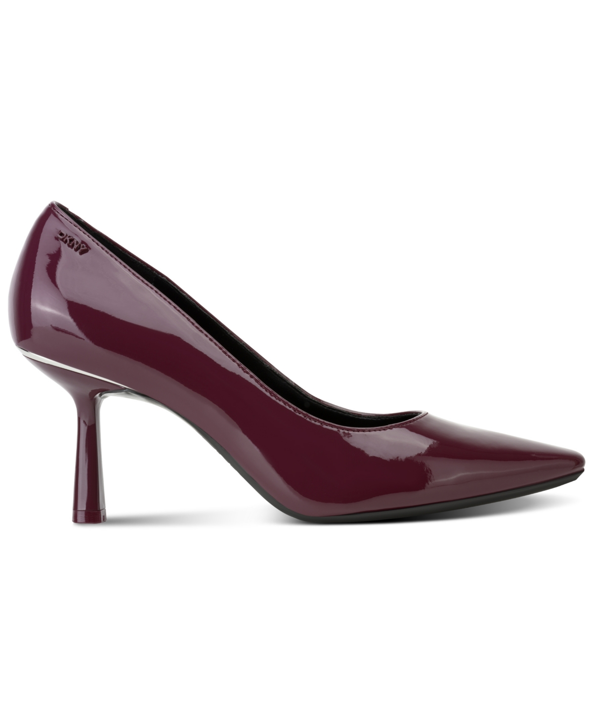 Dkny Women's Natrona Mid Slip On Pumps In Burgundy