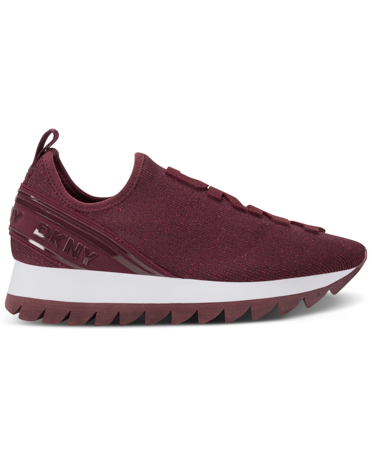 Dkny Women's Abbi Slip-on Sneakers In Burgundy