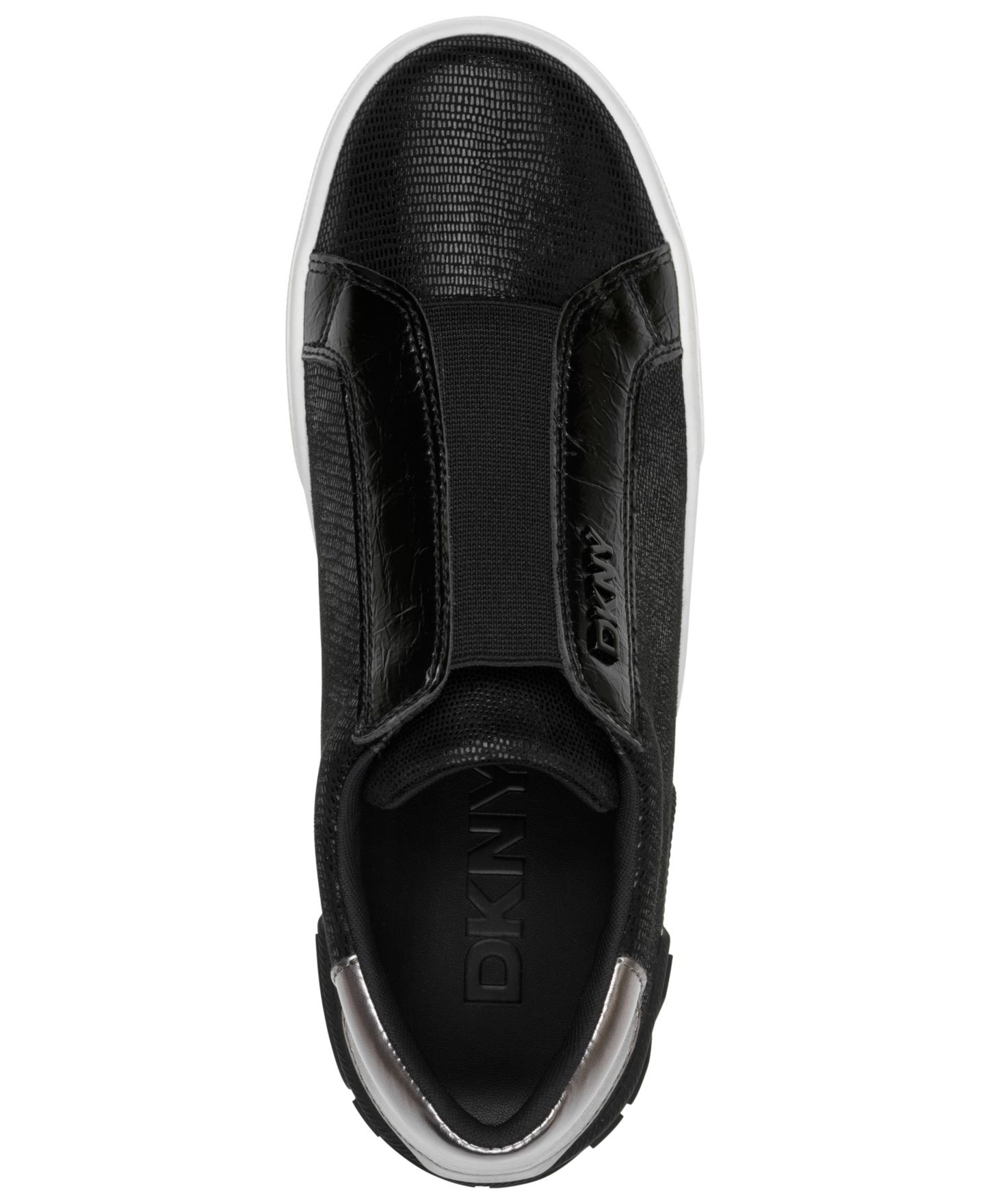 Женские кроссовки DKNY Mindi Slip-On, цвет: Чёрный — фото 4