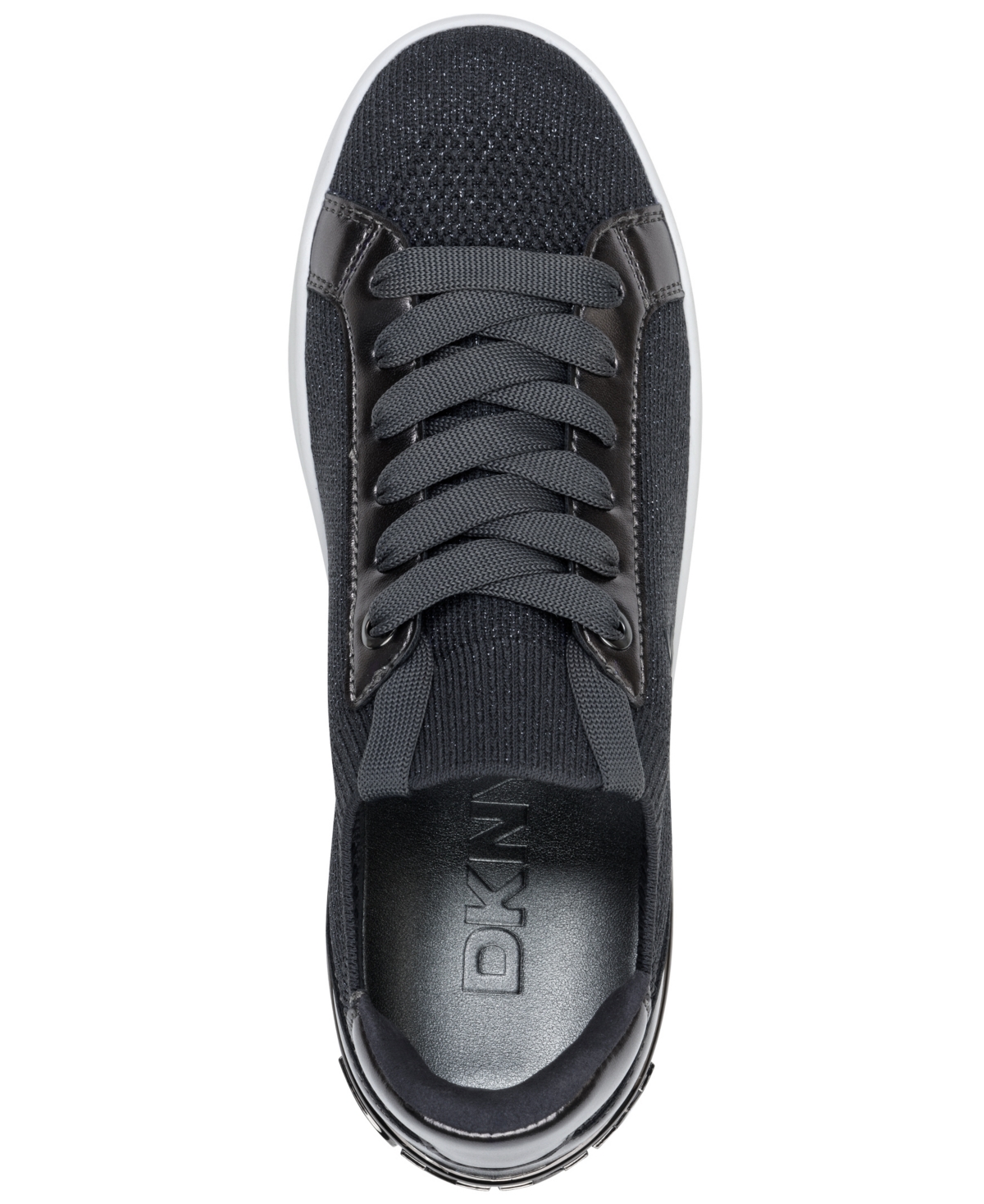 Dkny Women's Mallory Lace-up Sneakers In Black
