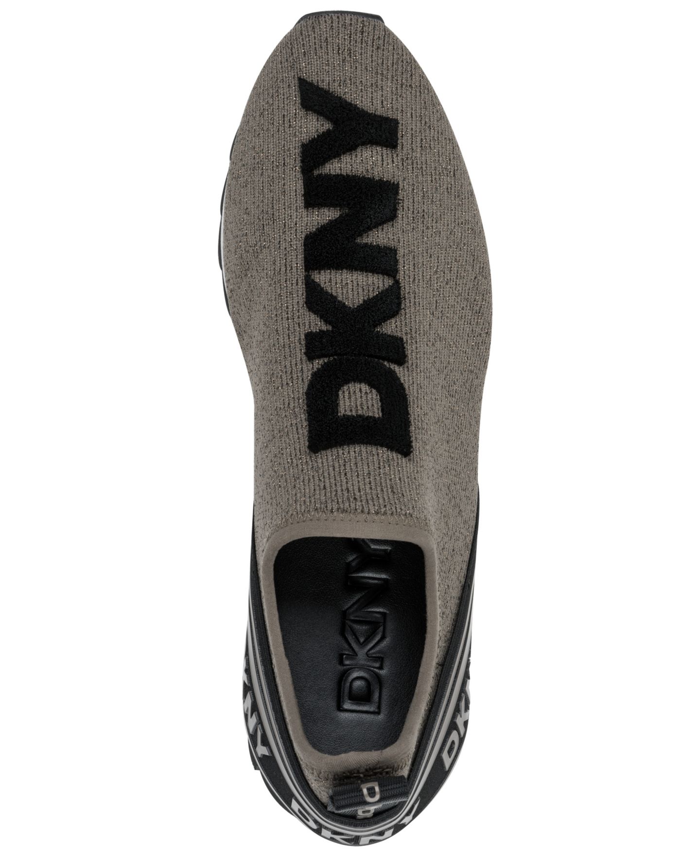 Женские кроссовки DKNY Abbi Slip-On, цвет: Пепельный — фото 4