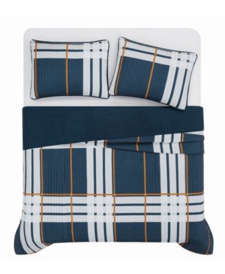 Henry Plaid 3-Pc. Quilt Set, Full/Queen