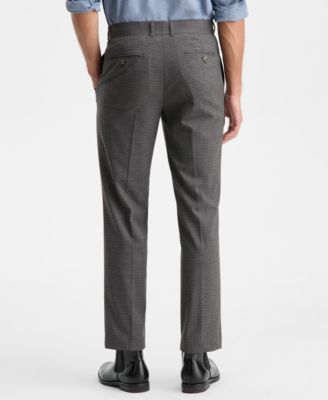 Men's Flat-Front Straight-Fit Dress Pants, Macy's Exclusive