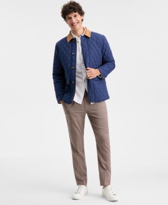 Men's Quilted Barn Jacket, Macy's Exclusive