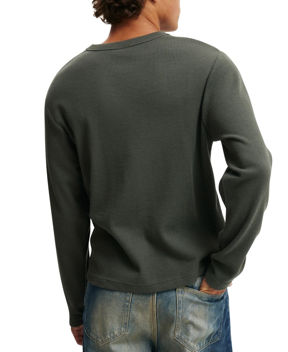 Cotton On Men's Cropped Fit Textured T-shirts