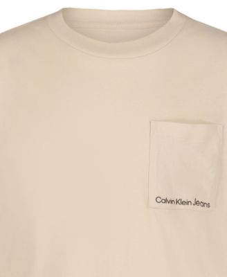 Calvin Klein Boys' 8-20 Square Pocket Short-Sleeve T-Shirt