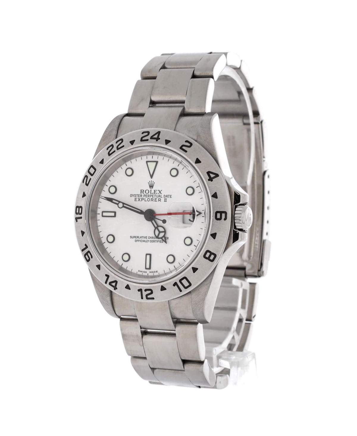 Pre-Owned Rolex Oyster Perpetual Explorer Ii Automatic Watch in Stainless Steel 40mm