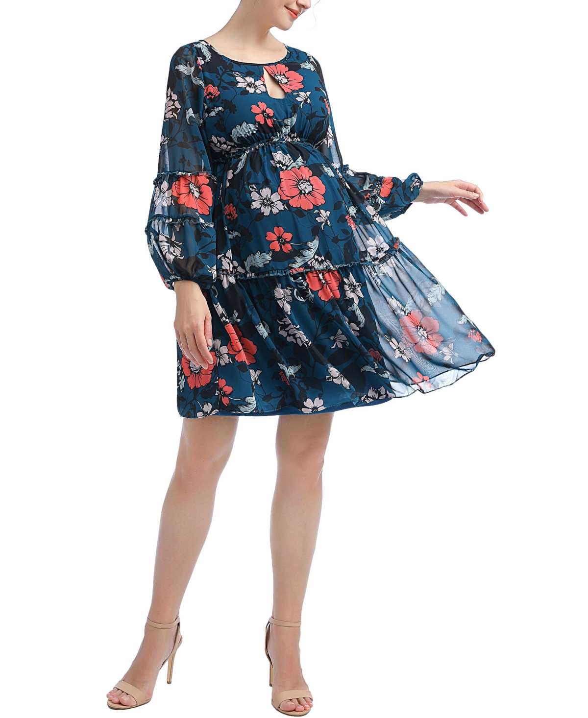 kimi + kai Maternity Jupiter Babydoll Dress