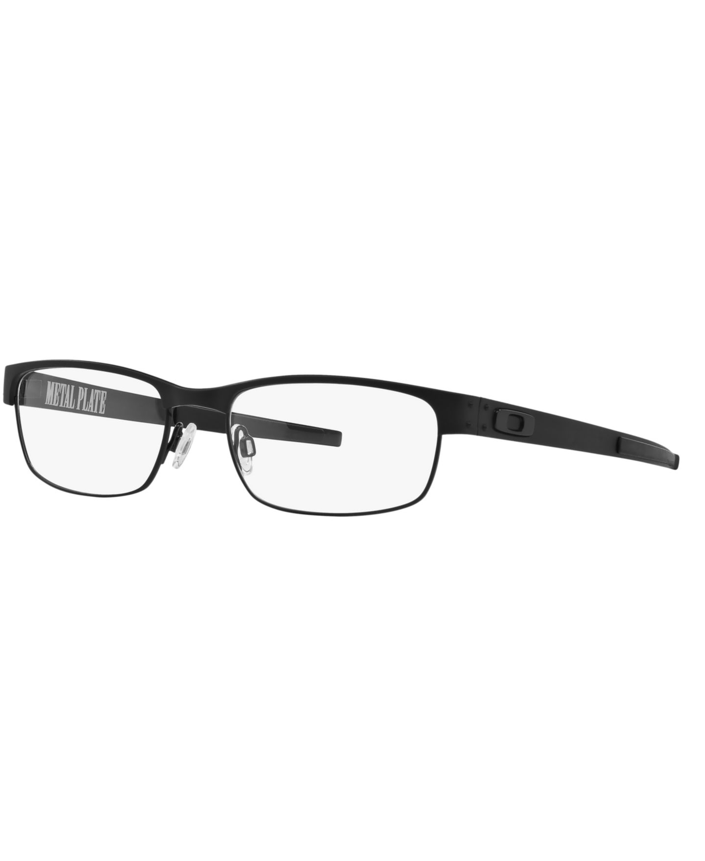 Мужские очки Oakley Man Rectangle Titanium OX5038 Metal Plateâ„¢ Eyeglasses, цвет: Матовый чёрный — фото 1
