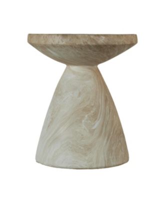 Streamdale Cement Outdoor Accent Table - Terrazzo Style