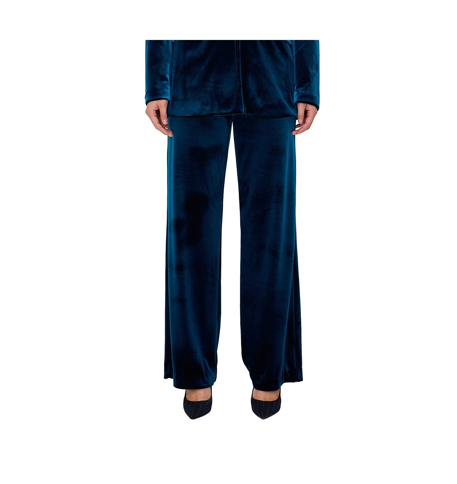 Women's Valerie Straight Leg Velvet Trouser