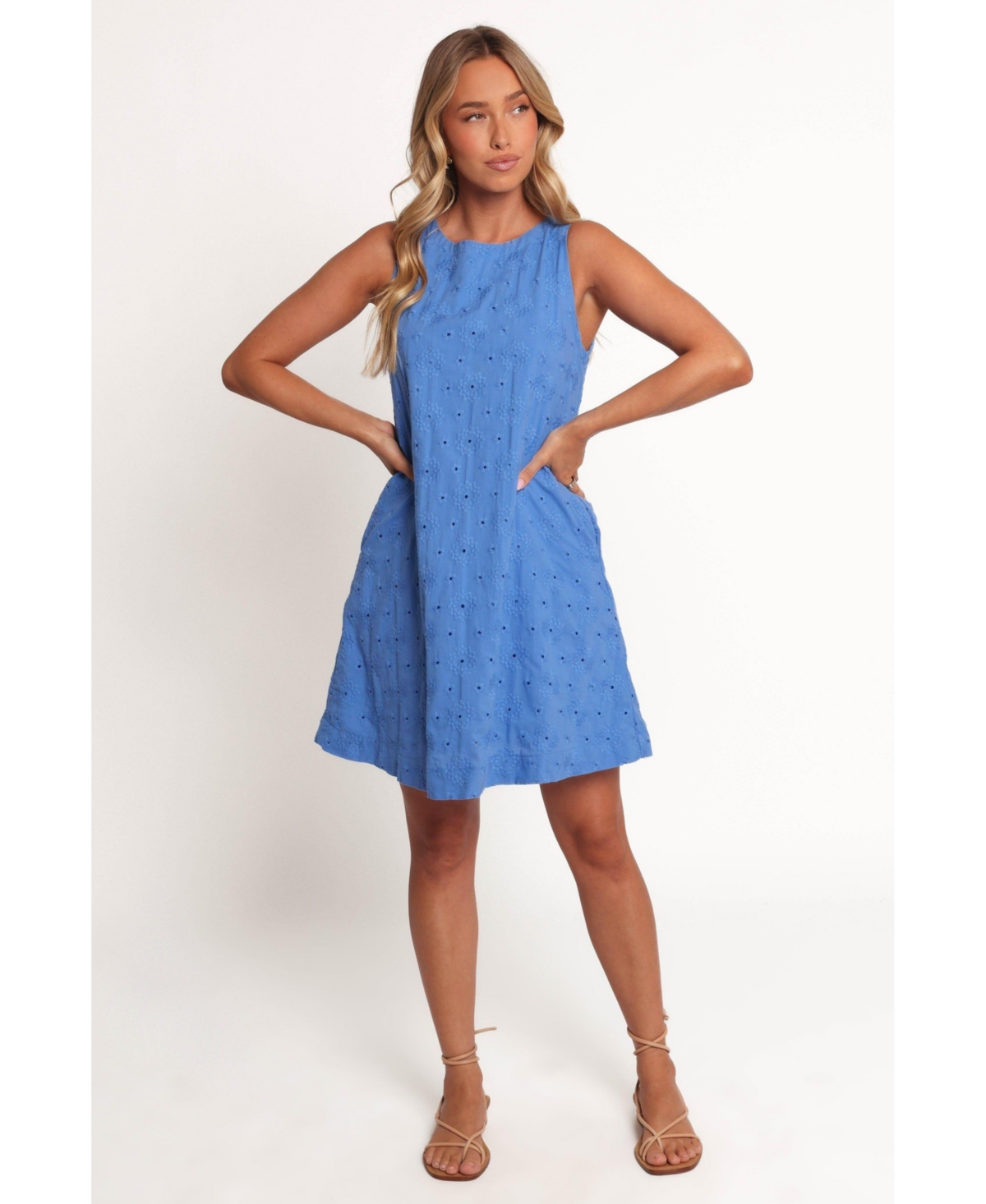 Petal and Pup Women's Zita Embroidered A-Line Mini Dress