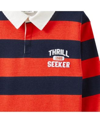 Boys Rugby Polo Fleece Top