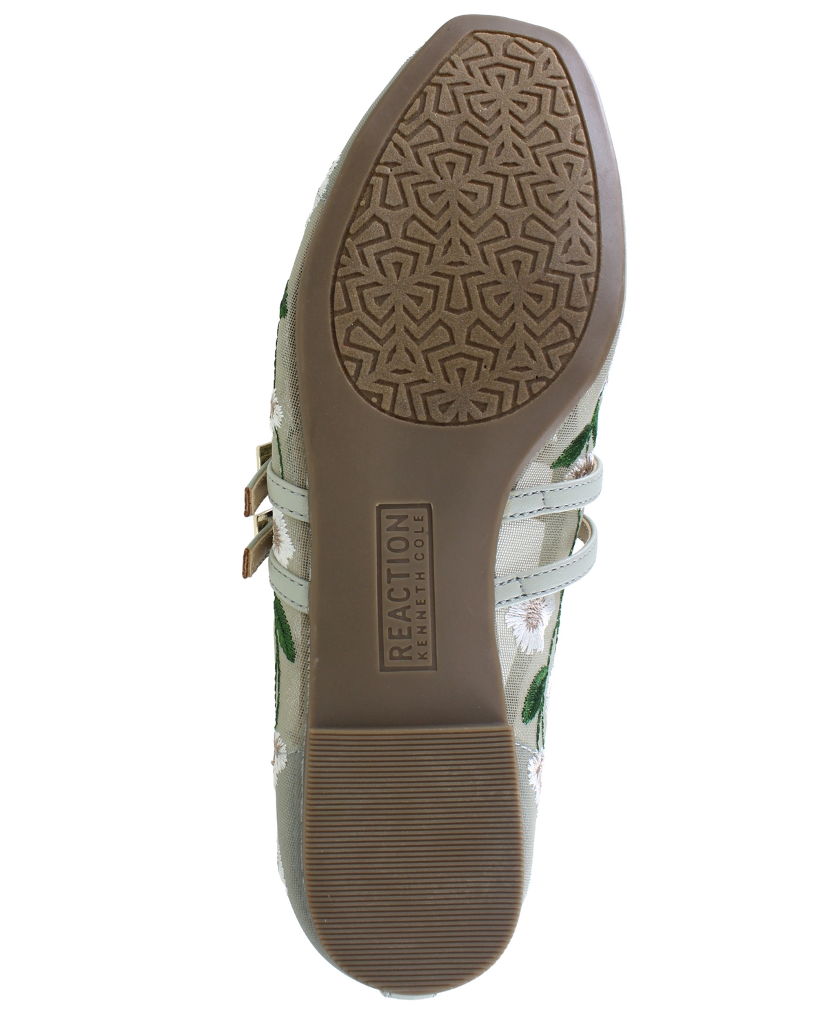 Kenneth Cole Reaction Malibu Nites Mary-jane Ballet Flat In Gray