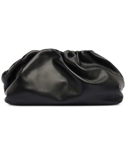 Женская сумка Arezzo Elizabeth Medium Leather Snap Button Handbag, цвет: Чёрный