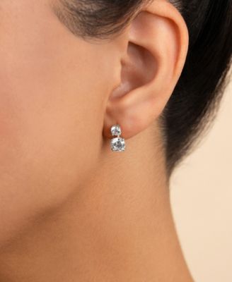 Sterling Silver Galatea Brilliant Cut CZ Studs