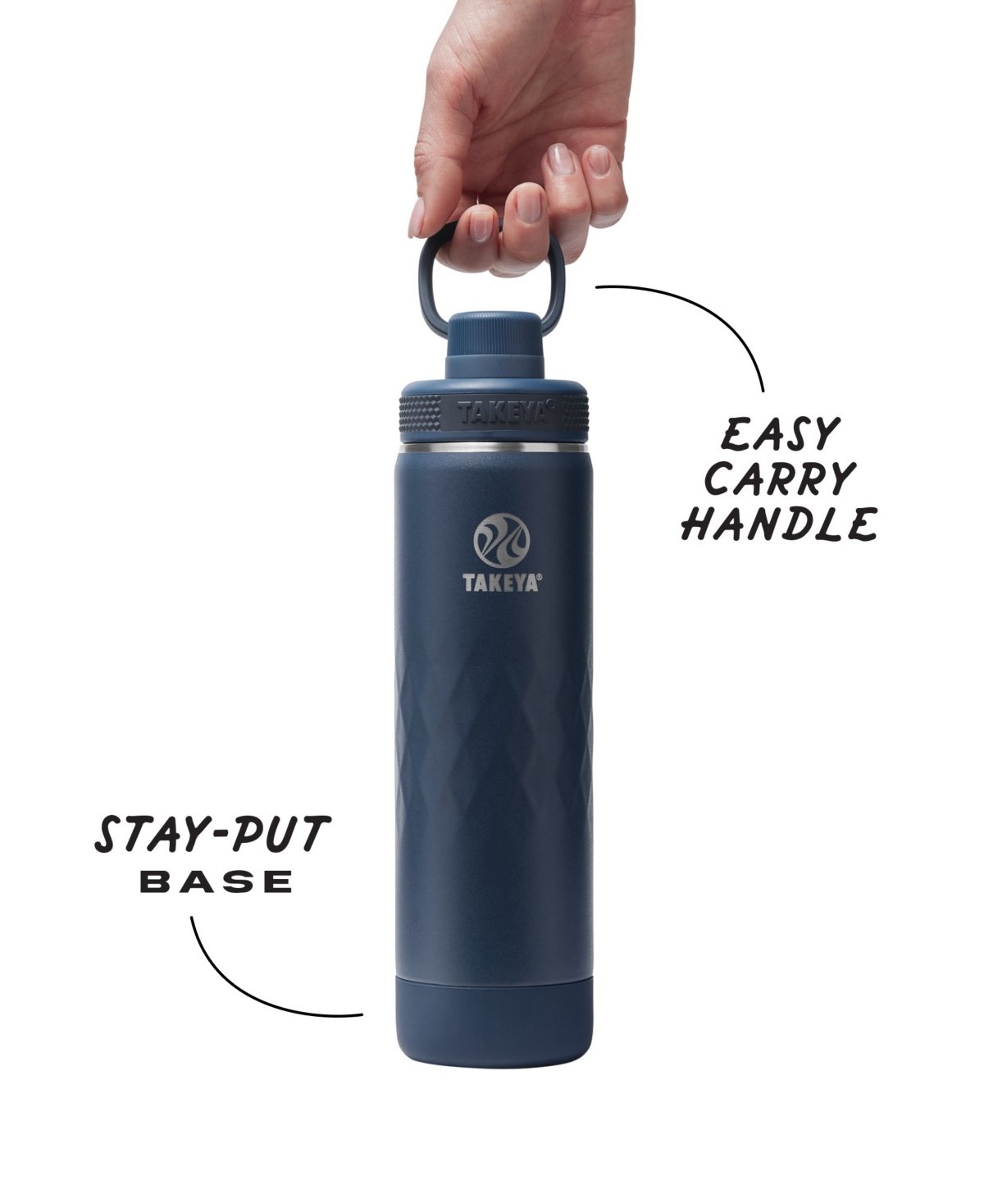 Takeya Sport 22 Oz. Triple-insulated Water Bottle With Straw Lid In Purple