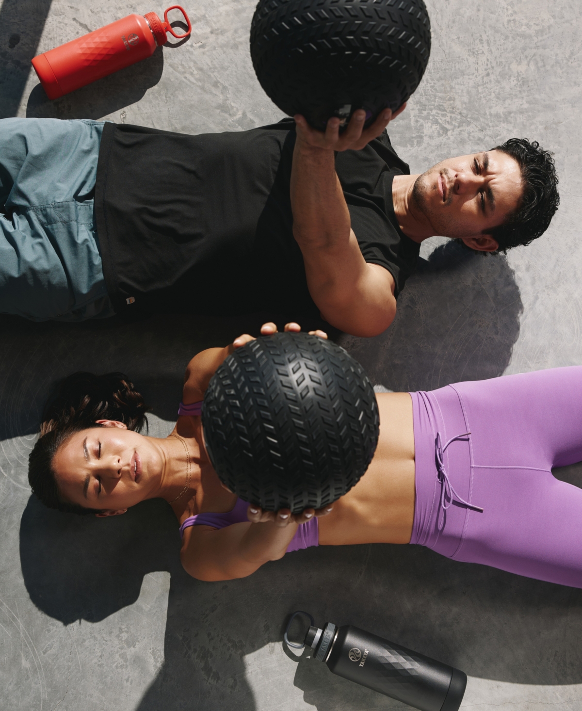 Takeya Sport 22 Oz. Triple-insulated Water Bottle With Spout Lid In Red