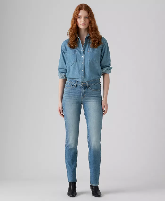 314 Women's Shaping Straight-Leg Jeans 30" - thumbnail 6