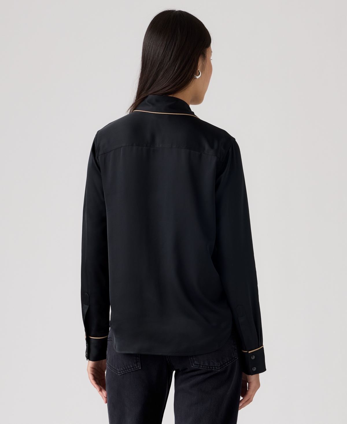 Levi's Women's Bradie Archival Long Sleeve Shirt In Brown