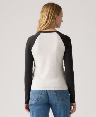 Women's Graphic Essential Raglan Long Sleeve Top