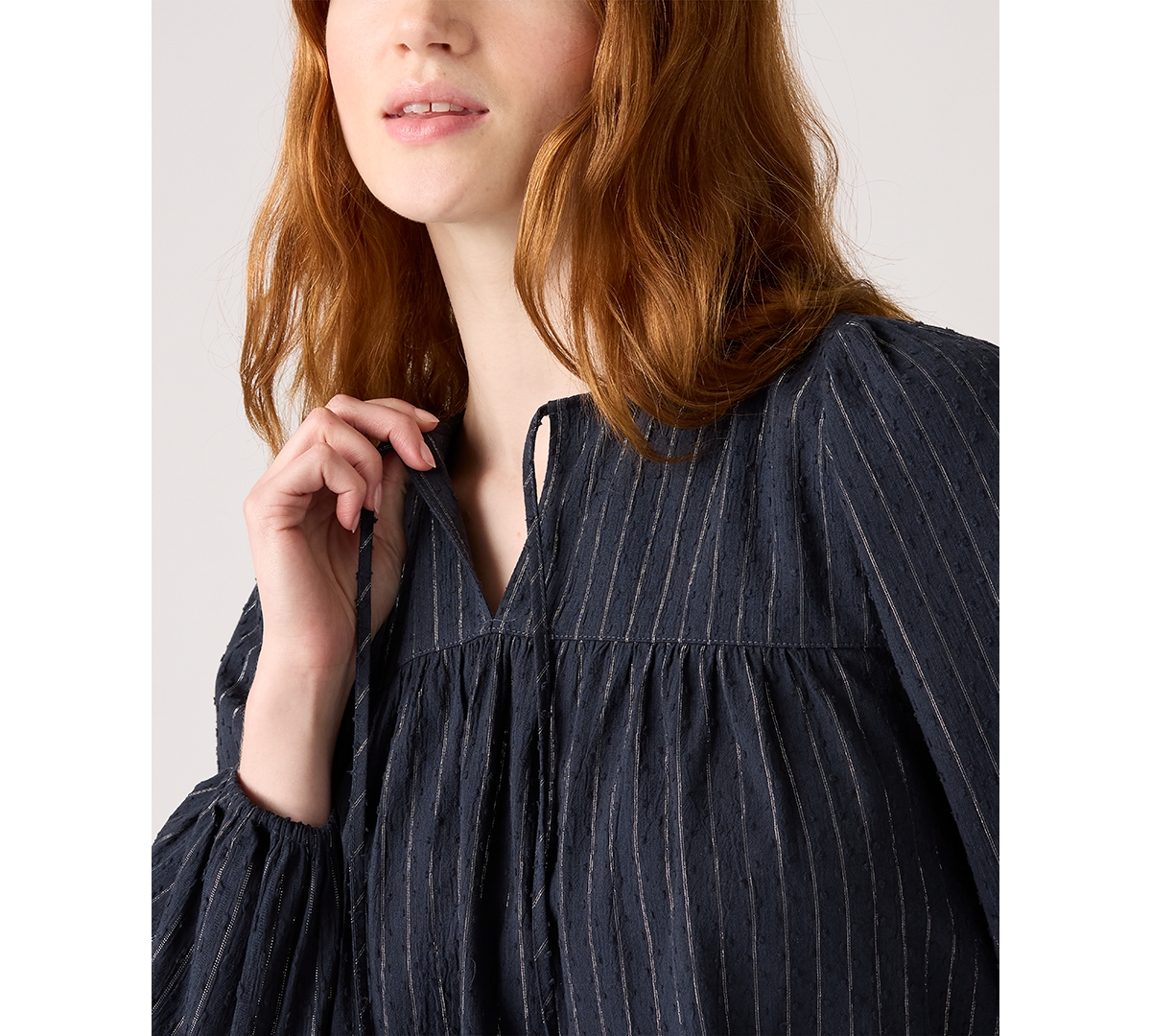 Levi's Women's Josephine Long Sleeve Top In Blue