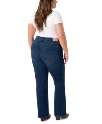 Plus Size Tummyless High Rise Bootcut Jeans