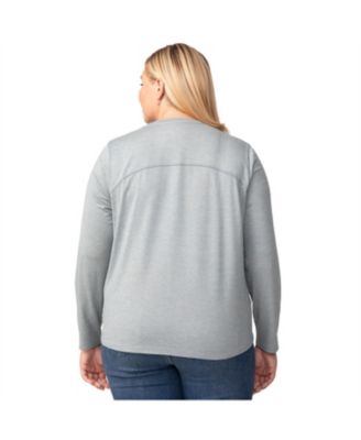 Women's Plus Size Cloud Knit All Day Crew Neck Top