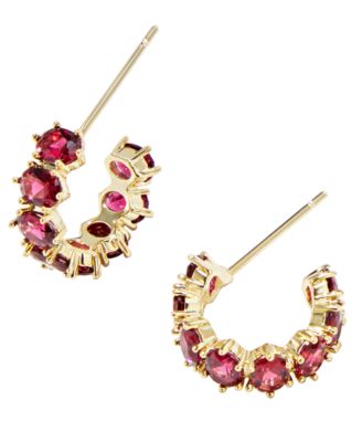 2-Piece Cubic Zirconia Cailin Pendant Necklace and Huggie Earrings Gift Set