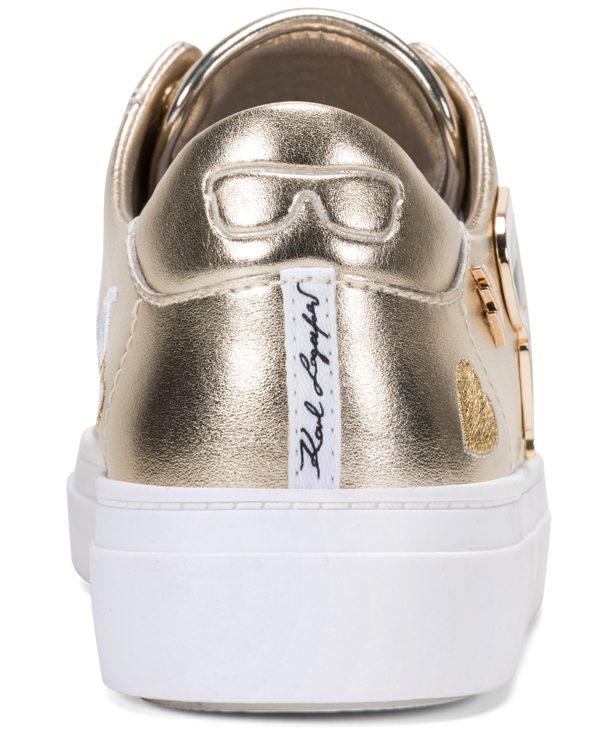 Karl Lagerfeld Paris Women's Cate Pins Lace Up Sneakers