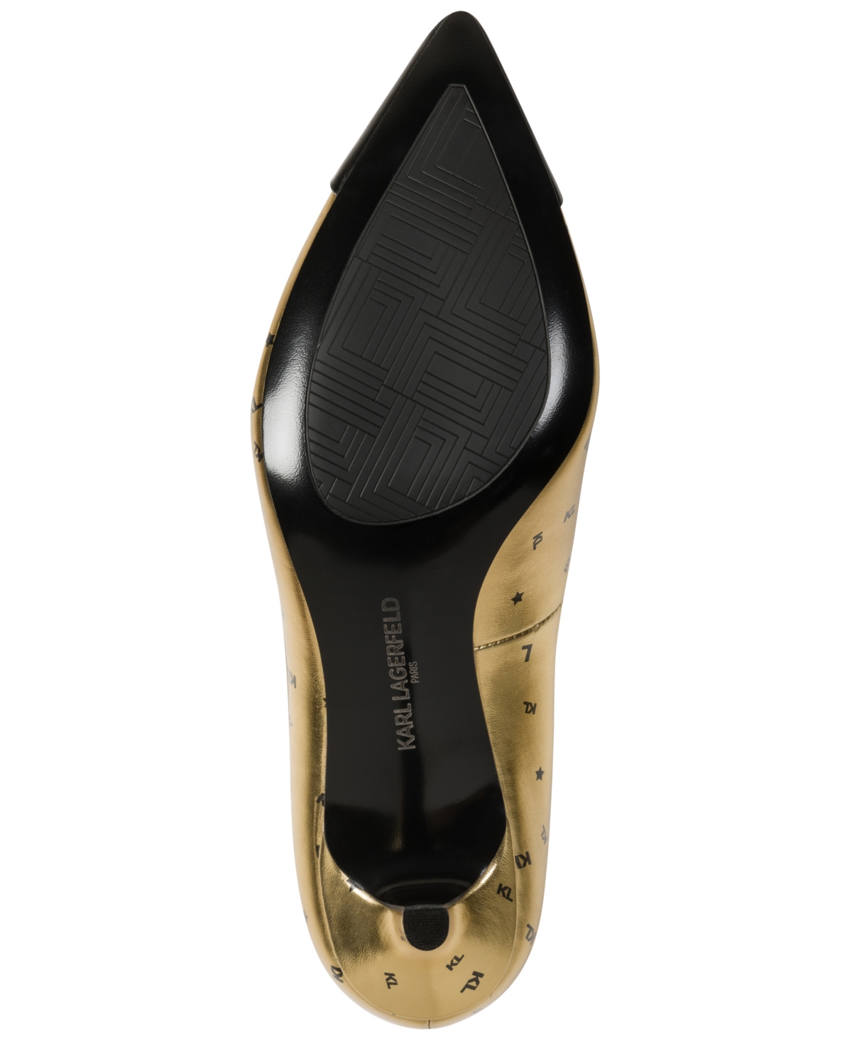 Karl Lagerfeld Women's Riaz Mid Pumps In Gold