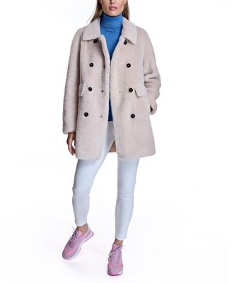 Women's Lamb's Wool Pea Coat