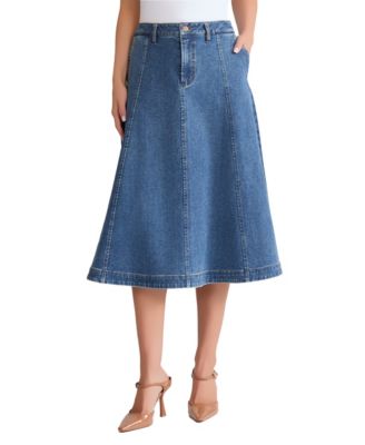 Jones New York - Women's Pocket Detail Midi Skirt