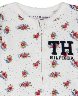 Baby Girls' Footed Long-Sleeve Coverall