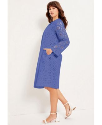 Women's June + Vie Eyelet Shirtdress