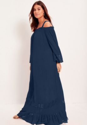 Women's June and Vie Off-The-Shoulder Maxi Dress
