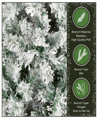 National Tree Acacia Artificial Christmas Tree, 7.5 ft.