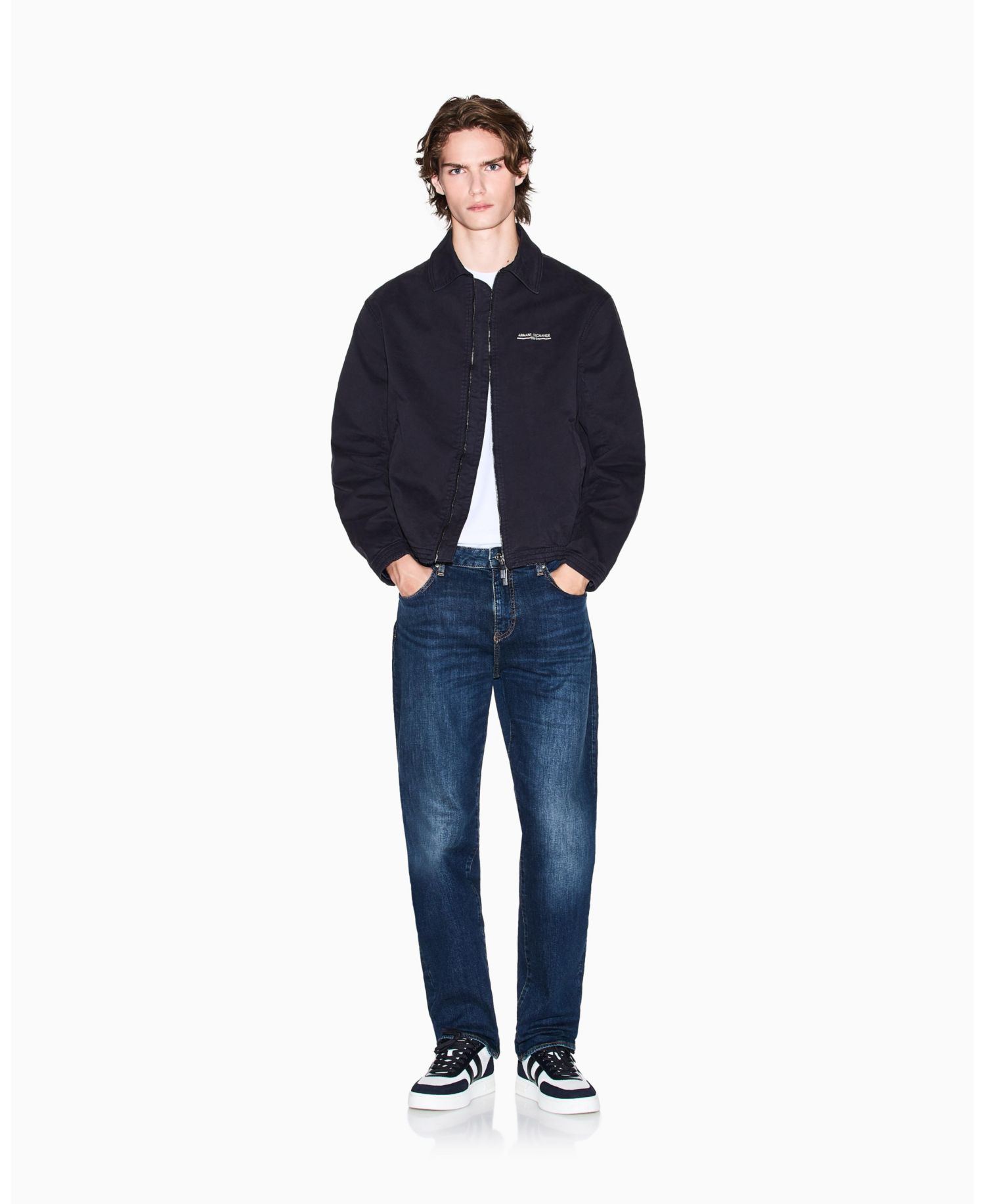Men's Washed Graphic Coat