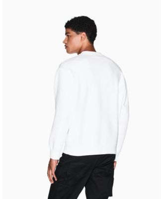 Men's Tonal Grid Box Crewneck Sweatshirt