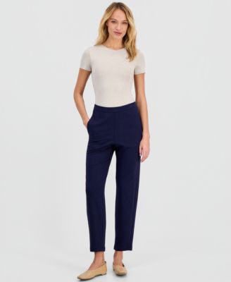 Women's Terry Slouch Pull-On Ankle Pants
