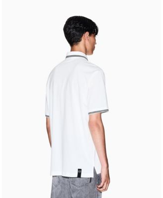 Men's Jersey Collar Tipping Polo Shirt