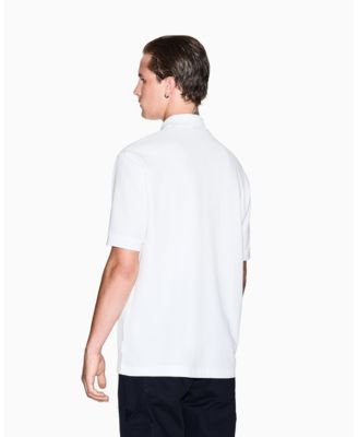 Men's AX Box Mercerized Cotton Pique Polo Shirt