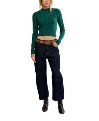 Juniors' Even After Mock Neck Pull-On Sweater