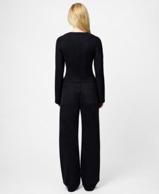 Women's Cleo Ponte Long-Sleeve Top