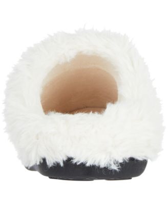 Women's Quilted Chevron Velour Slippers