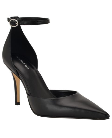 Женские туфли Calvin Klein Olettia Ankle Strap Stiletto Pumps, цвет: Чёрный