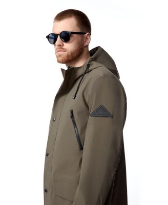 Men's Banks | Hooded Drawstring Raincoat